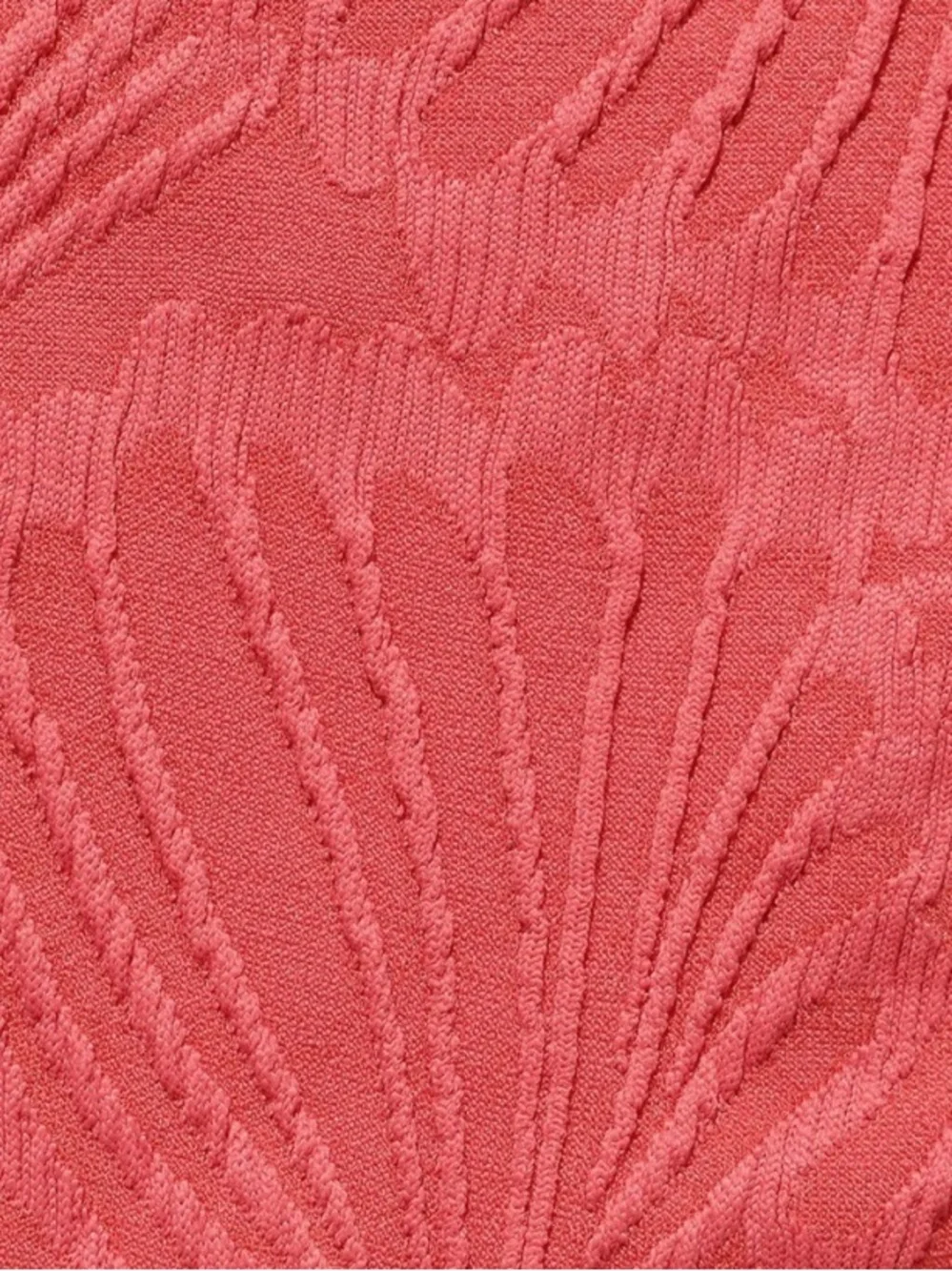 NWT BERLOOK Jacquard Seashell Bikini Swimsuit in Coral, Size XS - Picture 5 of 8